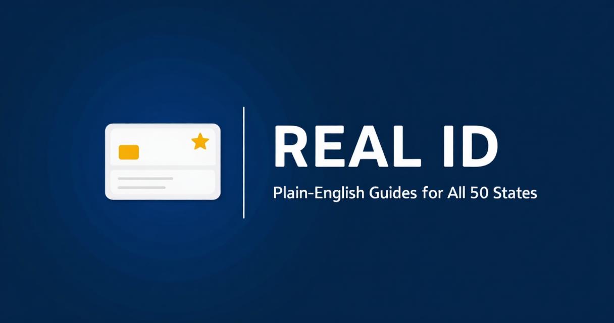 Real Id Guide REAL ID, ID Verification & License Renewal — Plain-English Guides